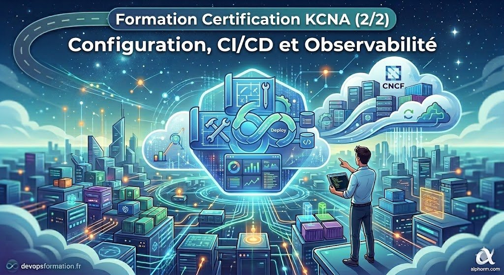Formation Certification KCNA (2/2) : Configuration, CI/CD et Observabilité